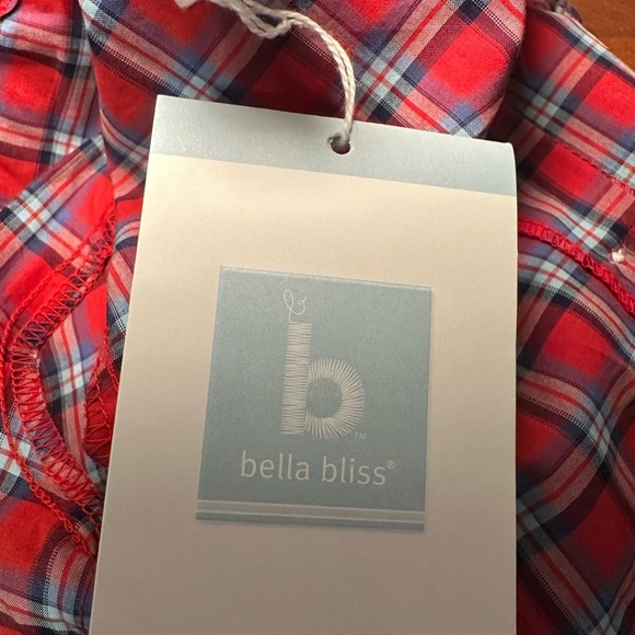 Bella Bliss plaid girls ruffle top sz 18m - Picture 5 of 6